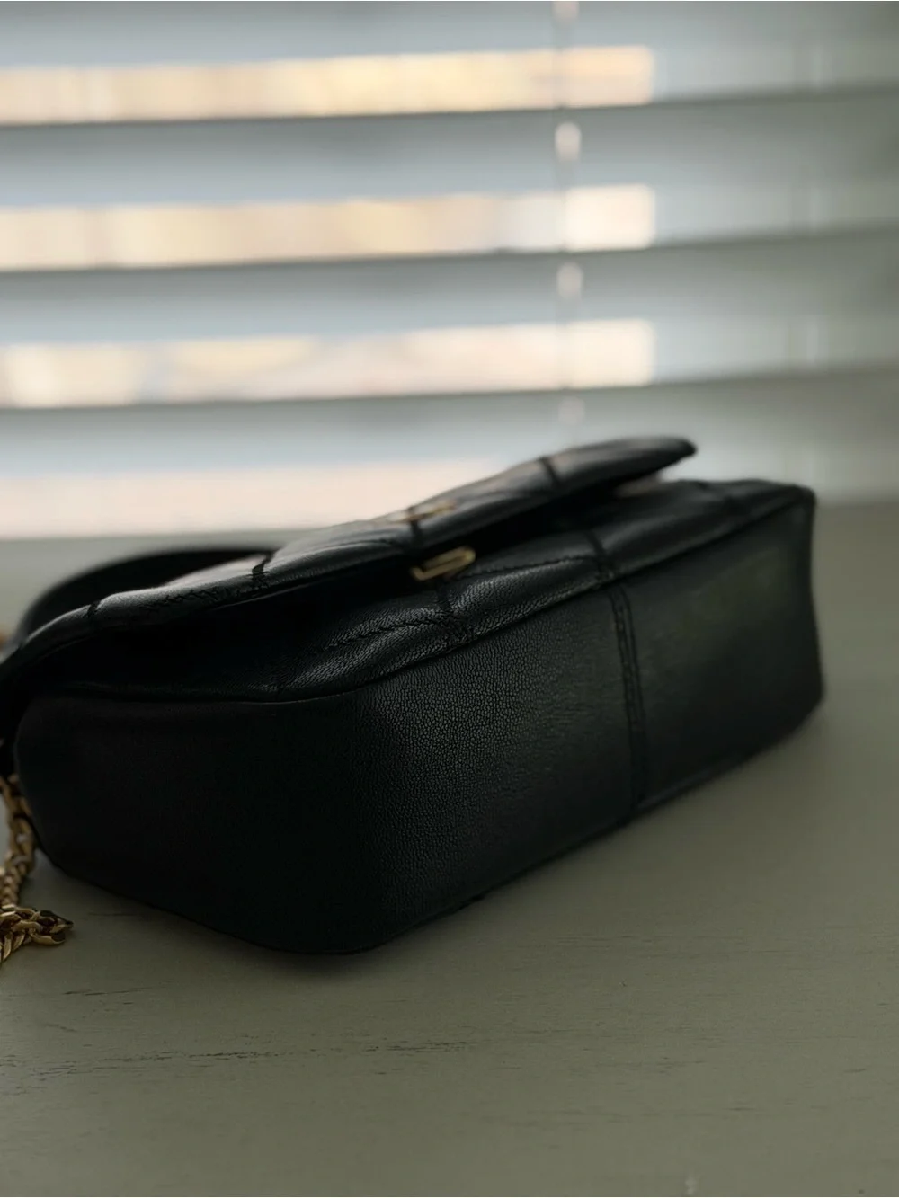 Tory Burch Willa Black Leather Top Handle Bag Crossbody Purse 167621